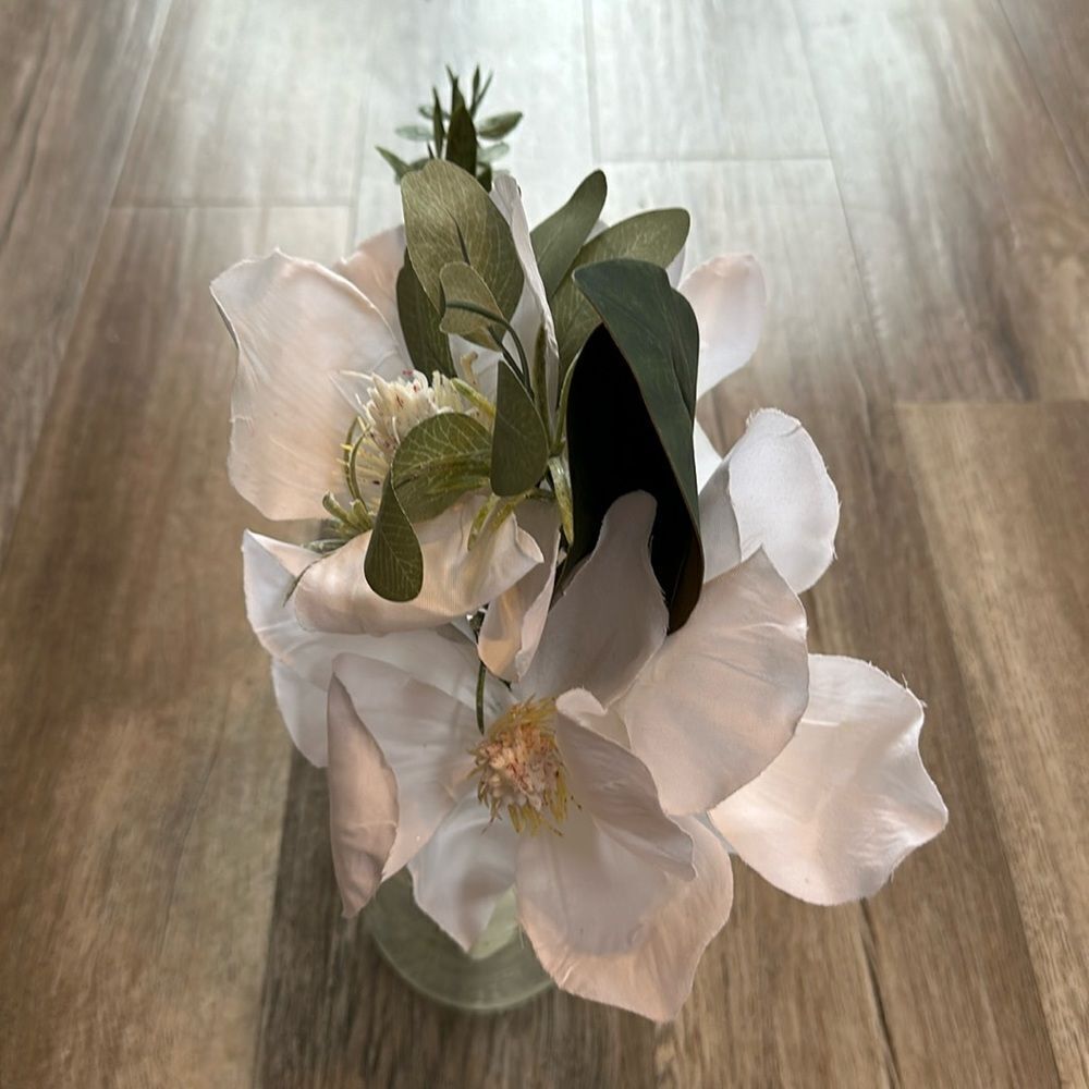 NEW Ashland Faux Flowers White Bouquet